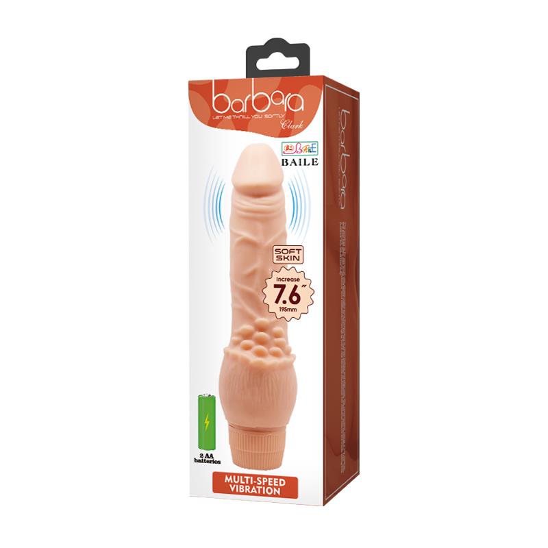 Baile - Barbara Vibrador Realístico 19.5 Cm Natural