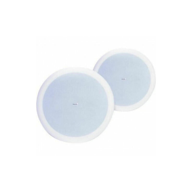 Clearone Ls6ct Speakers, Includes Two 6 Ceiling Speakers With 8 Ohm Or 70/100v Taps And Tile Bridge (910-151-001-01)