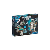 Clementoni Minerbot 3 En 1, Caja De Experimentos Con Multicolor 59375