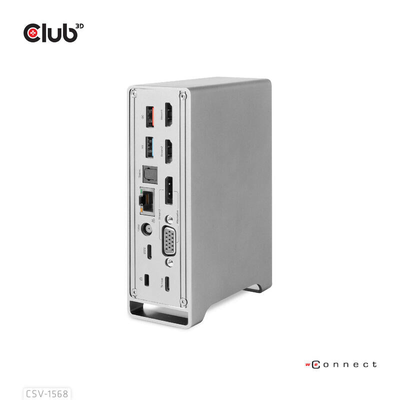 Club 3d Dockingstation - Usb-C - Vga, 2 X Hdmi, Dp