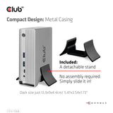 Club 3d Dockingstation - Usb-C - Vga, 2 X Hdmi, Dp
