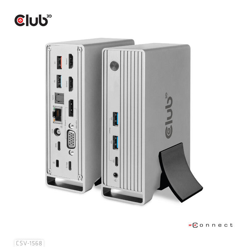 Club 3d Dockingstation - Usb-C - Vga, 2 X Hdmi, Dp