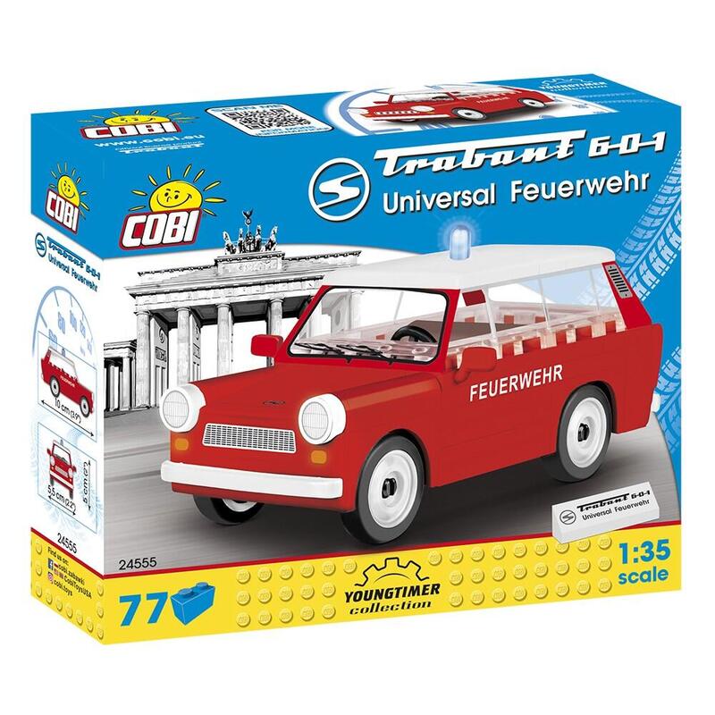 Cobi Trabant 601 Brigada De Fuego Universal, Juguetes De Diseño Cobi-24555