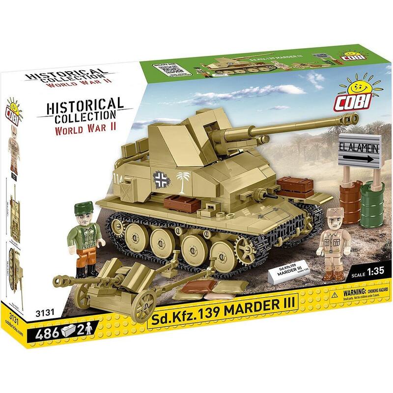 Cobi Sd.Kfz.139 Marder Iii, Juguete De Construcción Escala 1:35 Cobi-3131