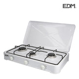 Cocina De Gas Esmaltada 3 Fuegos 60x33x12cm Edm