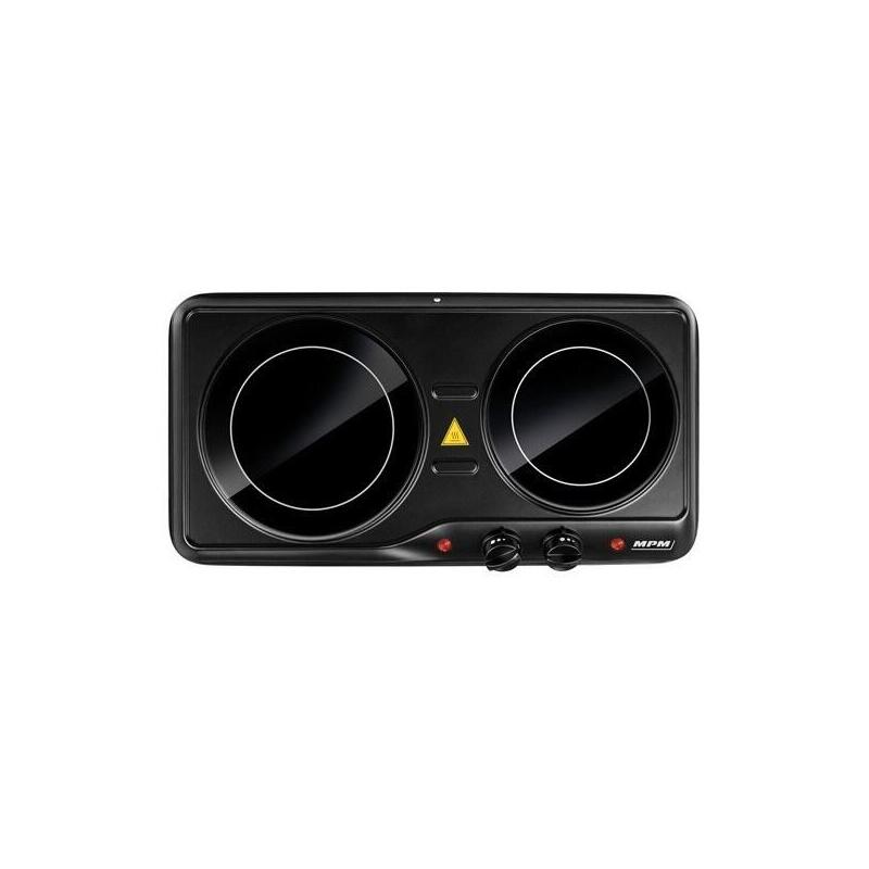 Cocina Vitrocerámica Mpm Mke-21 Negra