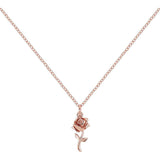 Colgante Rosa La Bella Y La Bestia Disney