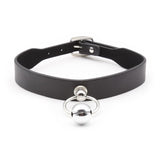 Collar Con Aro Y Cascabel Negro