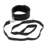 Collar Con Correa Ajustable Color Negro