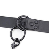 Collar Con Correa Negro