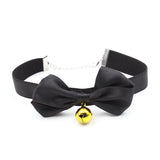 Collar Con Lazo Y Cascabel 29 Cm Negro M