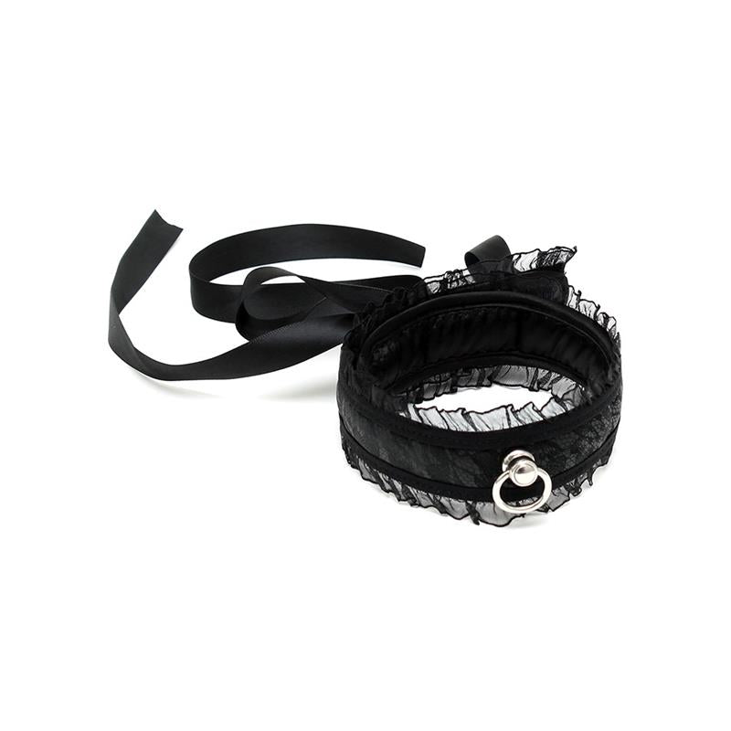 Collar De Satén Negro