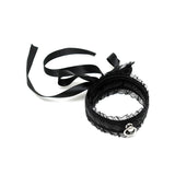 Collar De Satén Negro