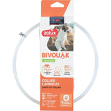 Collar Led Zolux Silicona Bivouak Transparente Rojo