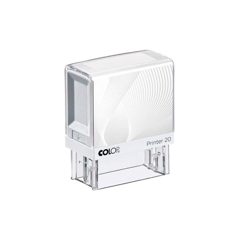 Colop Printer 20 G7 14x38mm Blanco/Azul No Incluye Placa De Texto Personalizada