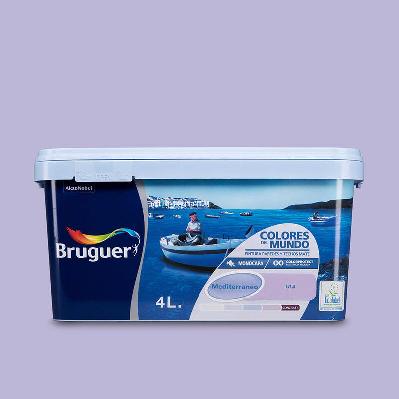 Colores Del Mundo Mediterraneo Lila 4l 5057310 Bruguer