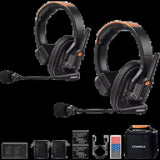 Comica Seekcom S1 Sistema Intercom Con Micrófono Inalámbrico Y Auricular Profesional (Pack2)