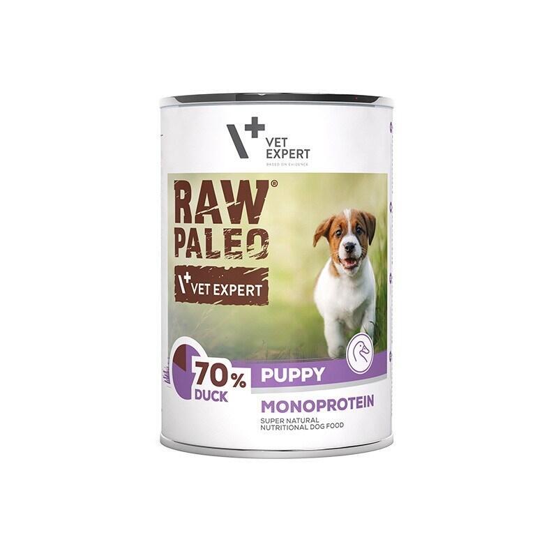 Comida Húmeda Para Cachorros Raw Paleo Puppy Monoprotein Duck  400 G