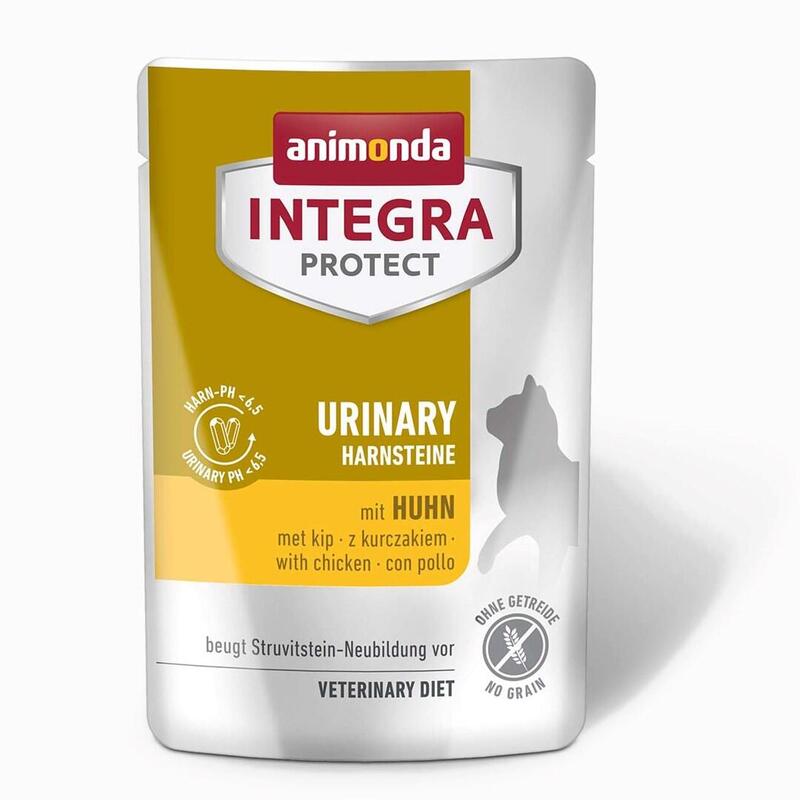 Comida Húmeda Para Gatos Animonda Integra Protect Urinary Struvit Con Pollo  85 G