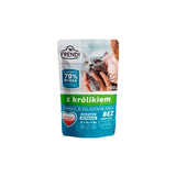 Comida Húmeda Para Gatos Frendi Trozos En Salsa Con Conejo  100 G