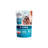 Comida Húmeda Para Gatos Frendi Trozos En Salsa Con Pescado  100 G