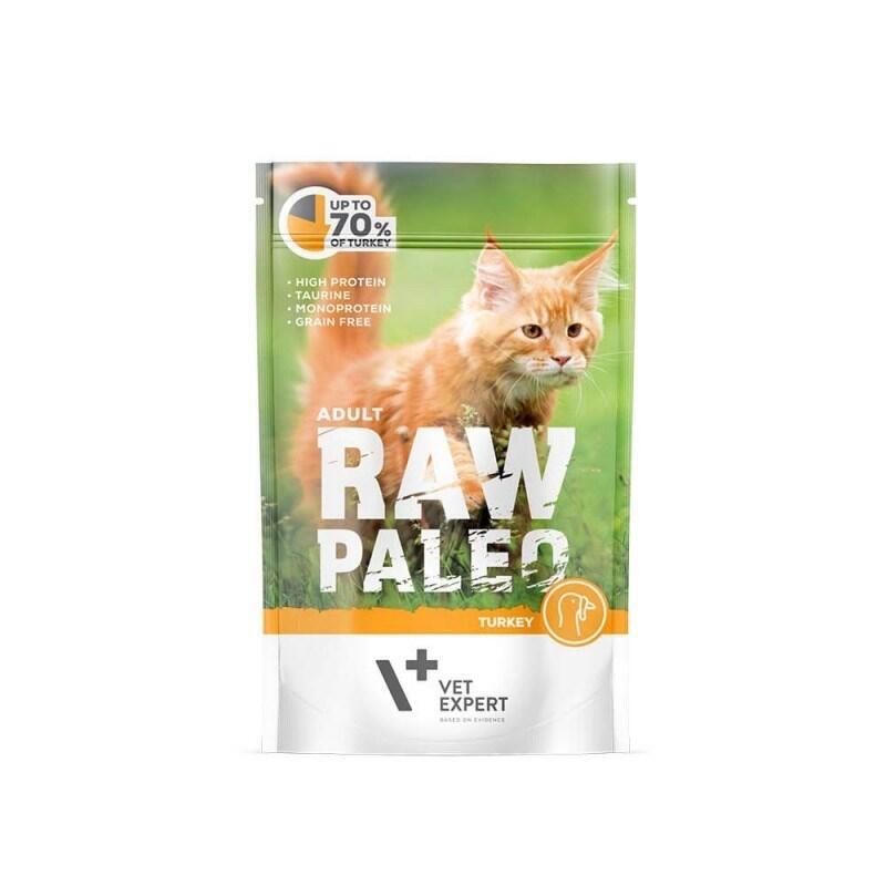 Comida Húmeda Para Gatos Raw Paleo Adult Cat Pavo  100 G