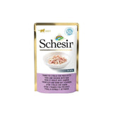 Comida Húmeda Para Gatos Schesir In Jelly Tuna And Chicken With Ham  50 G