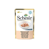 Comida Húmeda Para Gatos Schesir In Jelly Tuna With Salmon  50 G