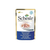 Comida Húmeda Para Gatos Schesir In Jelly Tuna With Seabass  50 G