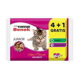 Comida Húmeda Para Gatos Super Benek Junior   - 5 X 100g