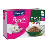 Comida Húmeda Para Gatos Vitakraft Poésie Classique Meaty Choice  12 X 85g