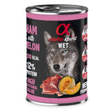 Comida Húmeda Para Perros Alpha Spirit Wet Jamón Con Melón  400 G