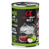 Comida Húmeda Para Perros Alpha Spirit Wet Pato Con Manzana  400g