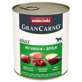 Comida Húmeda Para Perros Animonda Grancarno Adult Deer And Apple  800g