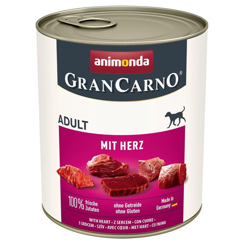 Comida Húmeda Para Perros Animonda Grancarno Adult With Hearts  800g