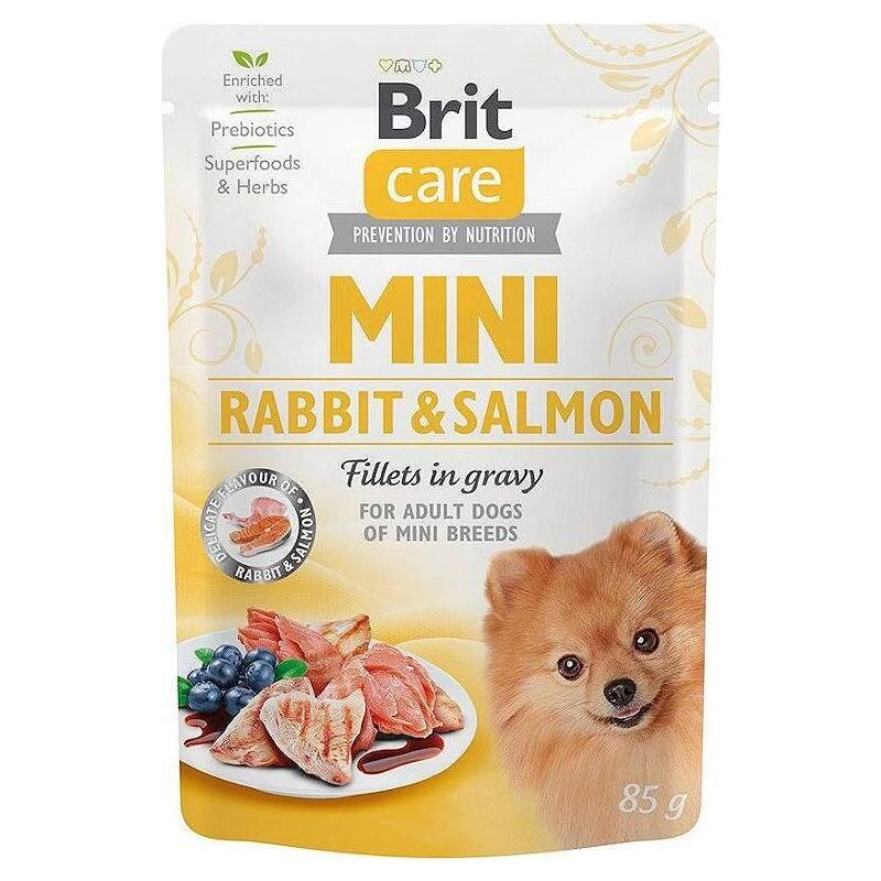 Comida Húmeda Para Perros Brit Care Mini Rabbit&Salmon  85 G