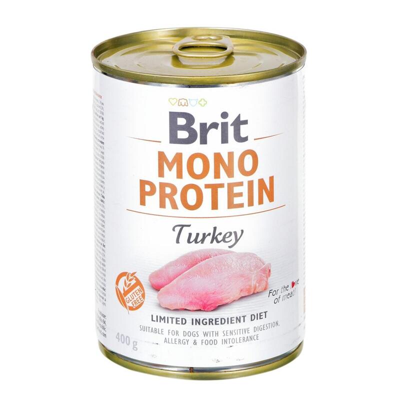 Comida Húmeda Para Perros Brit Mono Protein Turkey  400 G