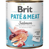 Comida Húmeda Para Perros Brit Paté & Meat Con Salmón  800g