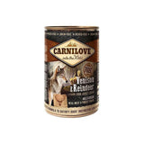 Comida Húmeda Para Perros Carnilove Into The Wild Venison&Reindeer  400 G