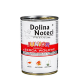 Comida Húmeda Para Perros Dolina Noteci Premium Junior Rich In Beef Hearts  400 G