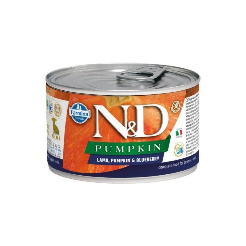 Comida Húmeda Para Perros - Farmina N&D Dog Lamb&Pumpkin&Blueberry Puppy 140g