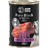 Comida Húmeda Para Perros  John Dog Pure Black Ciervo  800g