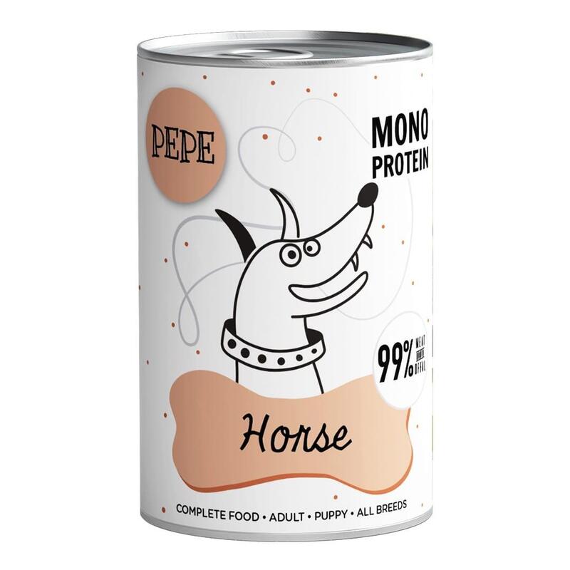 Comida Húmeda Para Perros Paka Zwierzaka Pepe Horse  400g