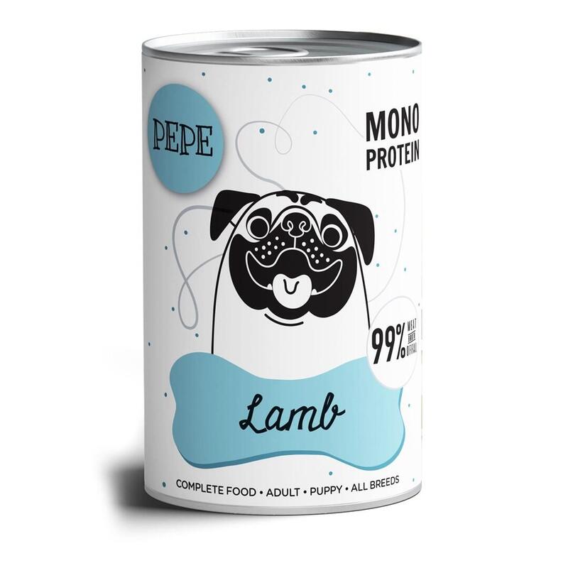 Comida Húmeda Para Perros Paka Zwierzaka Pepe Lamb  400g