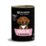 Comida Húmeda Para Perros Paka Zwierzaka Seventh Heaven Rabbit And Beef  400g