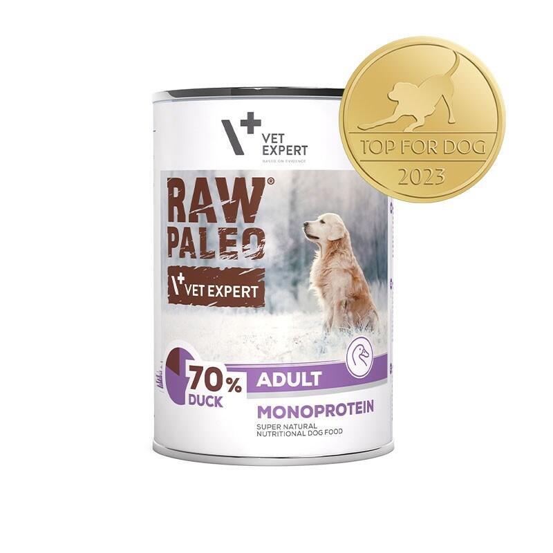 Comida Húmeda Para Perros Raw Paleo Adult Monoprotein Duck  400 G