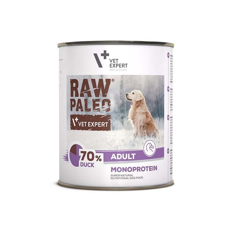Comida Húmeda Para Perros Raw Paleo Adult Monoprotein Duck   800 G