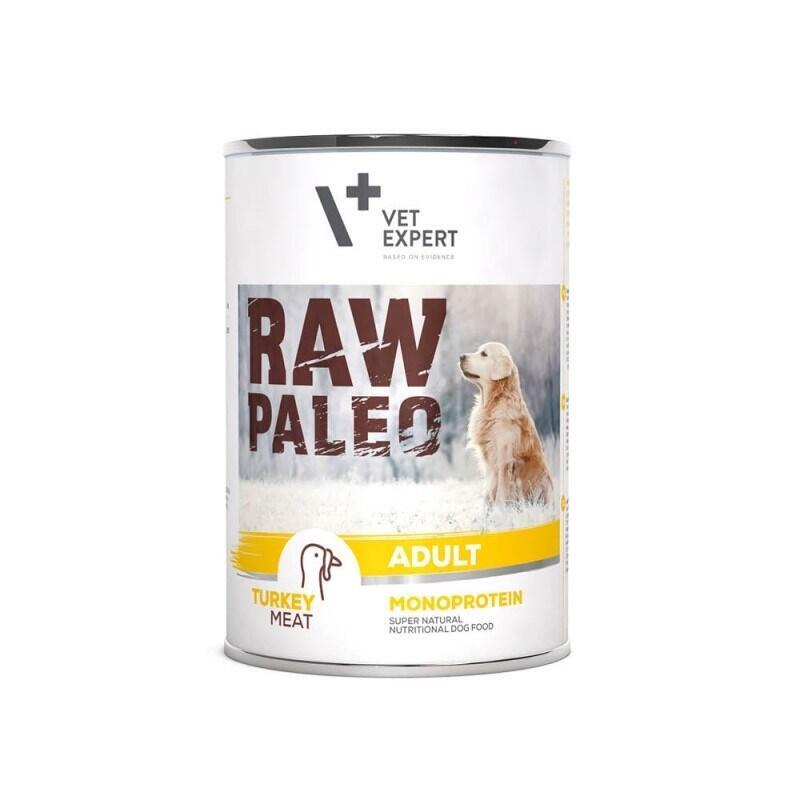 Comida Húmeda Para Perros Raw Paleo Adult Monoprotein Pavo  400 G