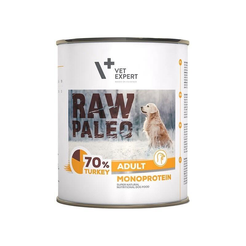 Comida Húmeda Para Perros Raw Paleo Adult Monoprotein Pavo  800 G