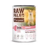 Comida Húmeda Para Perros Raw Paleo Duoprotein Pork & Lamb Adult  400g